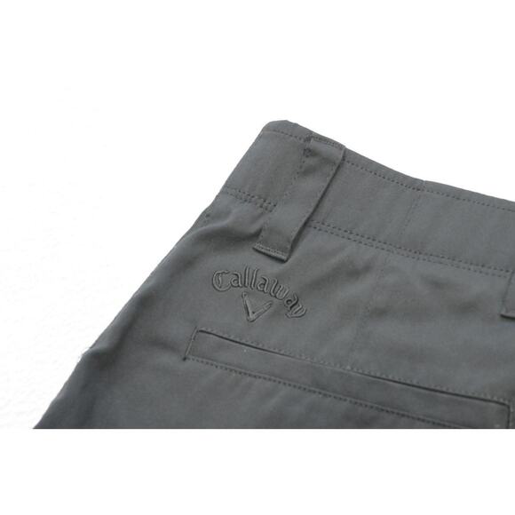 Callaway Golf Shorts Performance Athletic Black Flat Front 10" INS Mens Sz 30 - Picture 1 of 5
